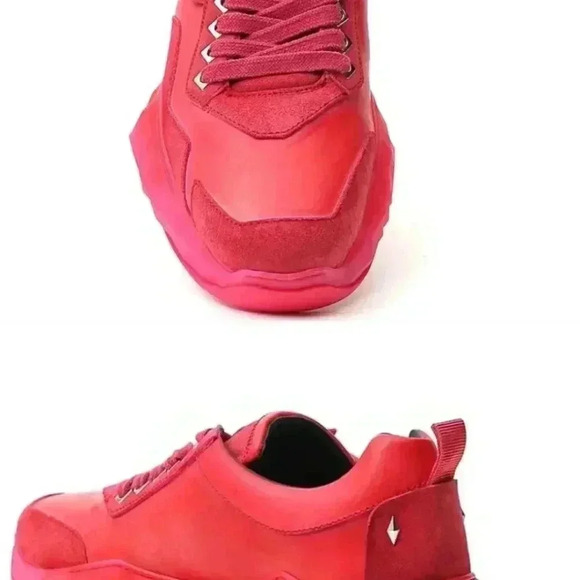 SALE Jimmy Choo Diamond Chunky Sole Sneakers sz 40.5 US 10 25.5 cm - Picture 5 of 10